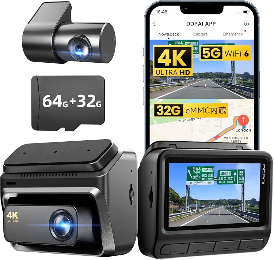 Amazon.co.jp: 【最新800万画素 超高精細記録】 DDPAI Z60 ドライブ