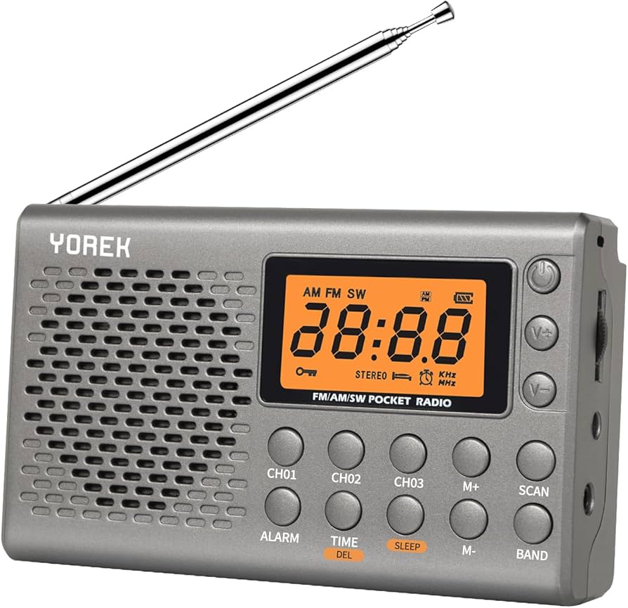 Amazon.co.jp: YOREK AM/FM/SW 高感度受信ポータブルラジオ 電池式