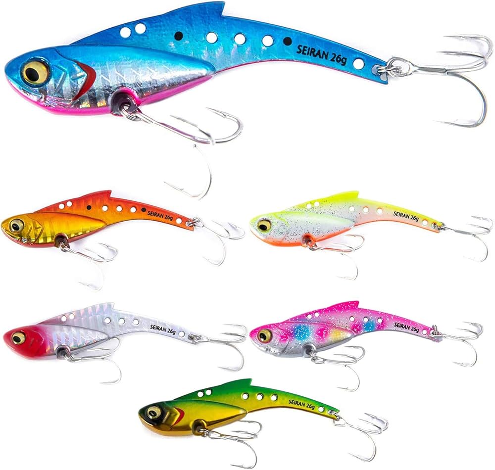Amazon.co.jp: [青嵐ルアー] メタルバイブ セット シーバス ルアー