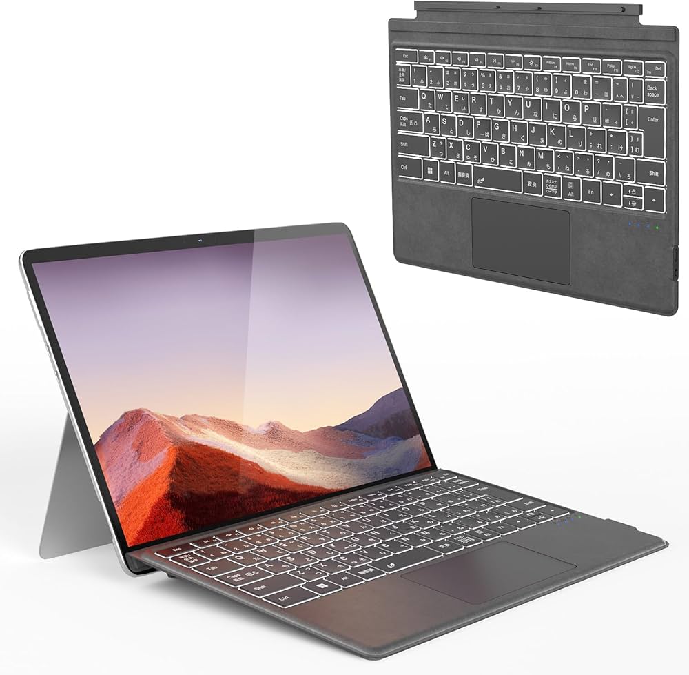 Amazon.co.jp: Omikamo Surface Pro キーボード ワイヤレス Surface