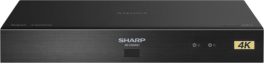 Amazon.co.jp: シャープ 4Kチューナー 新4K衛星放送対応 220×146×34mm