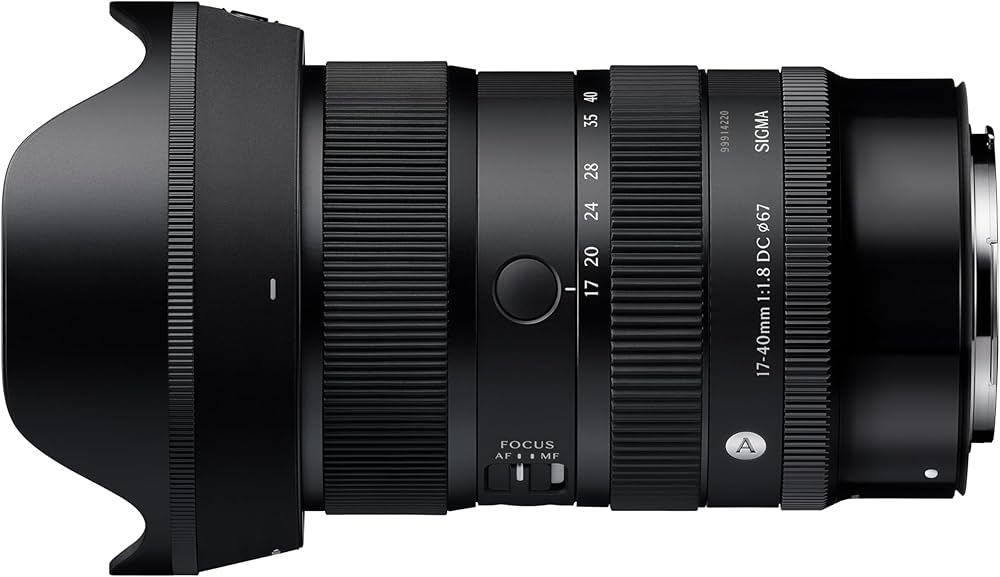 Amazon.co.jp: シグマ(Sigma) レンズ 17-40mm F1.8 DC キヤノン RF
