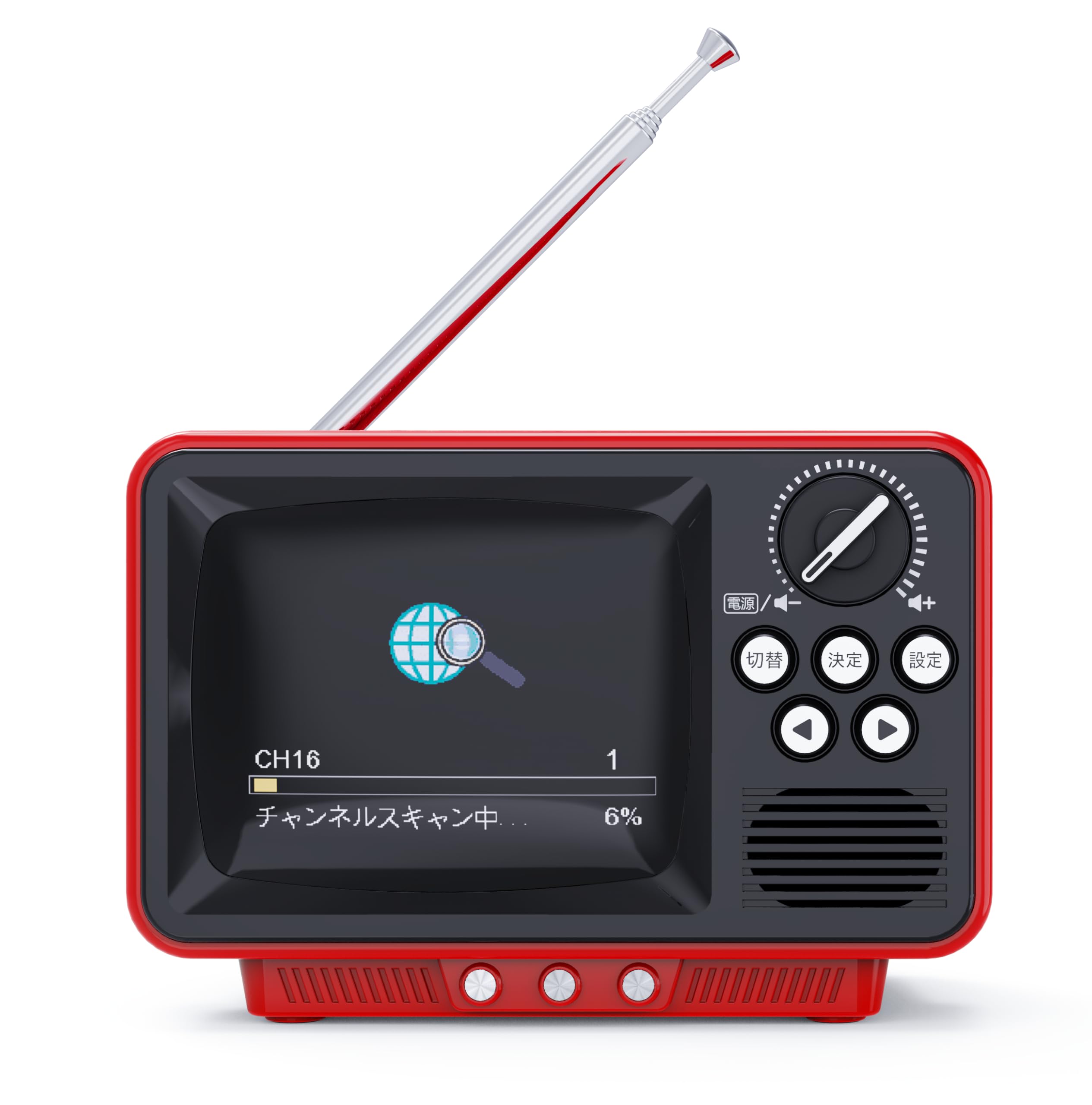 Amazon | WINTECH(ウィンテック)【レトロデザインワンセグテレビ】 TVR