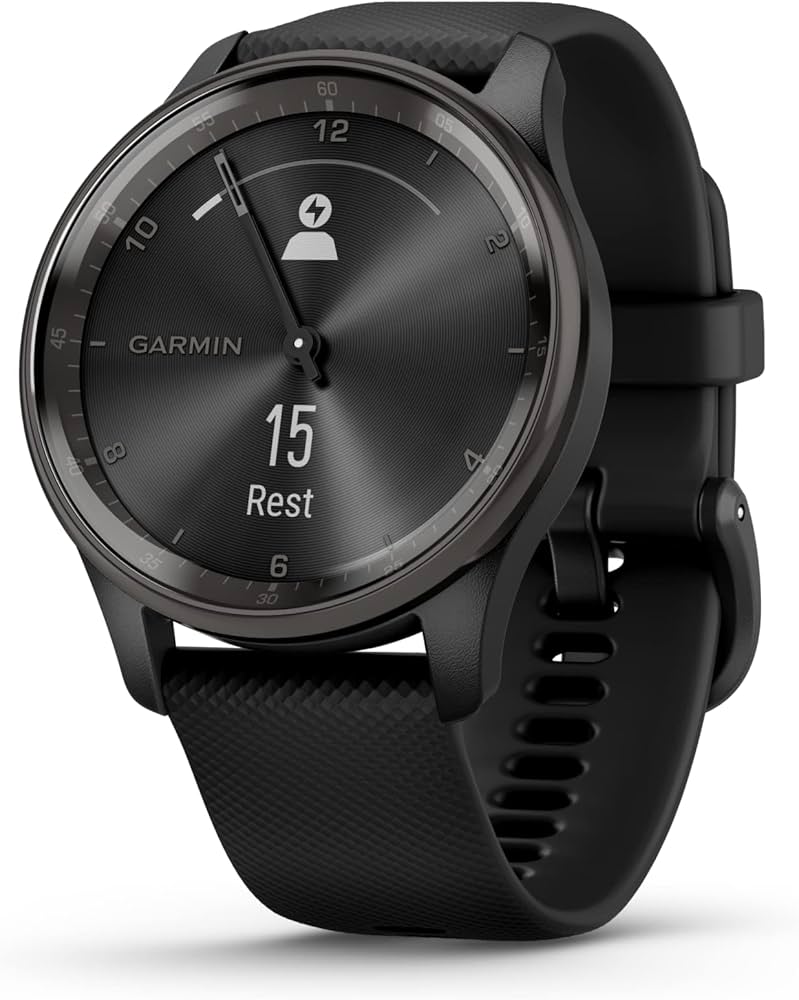 Amazon.com: Garmin Vivomove Trend, Stylish Hybrid Smartwatch, Long