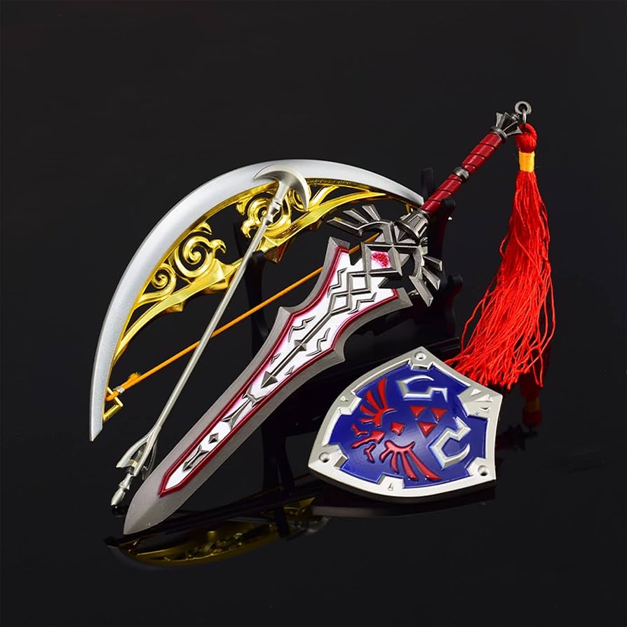 Amazon.co.jp: Wanqian ゼルダ 光の弓矢 ハイリアの盾 王家の剣 模造