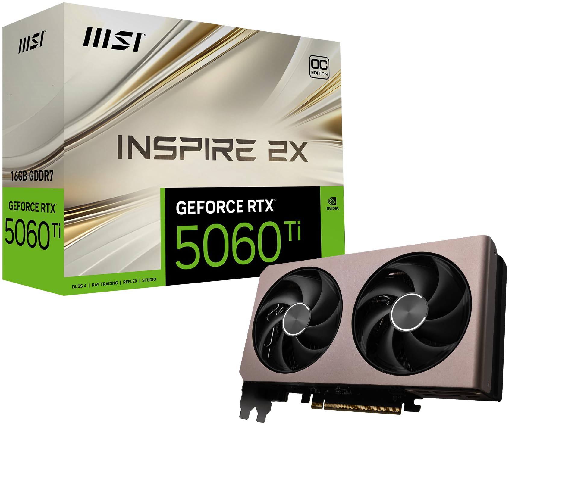 Amazon | MSI GeForce RTX 5060 Ti 16G INSPIRE 2X OC グラフィックス