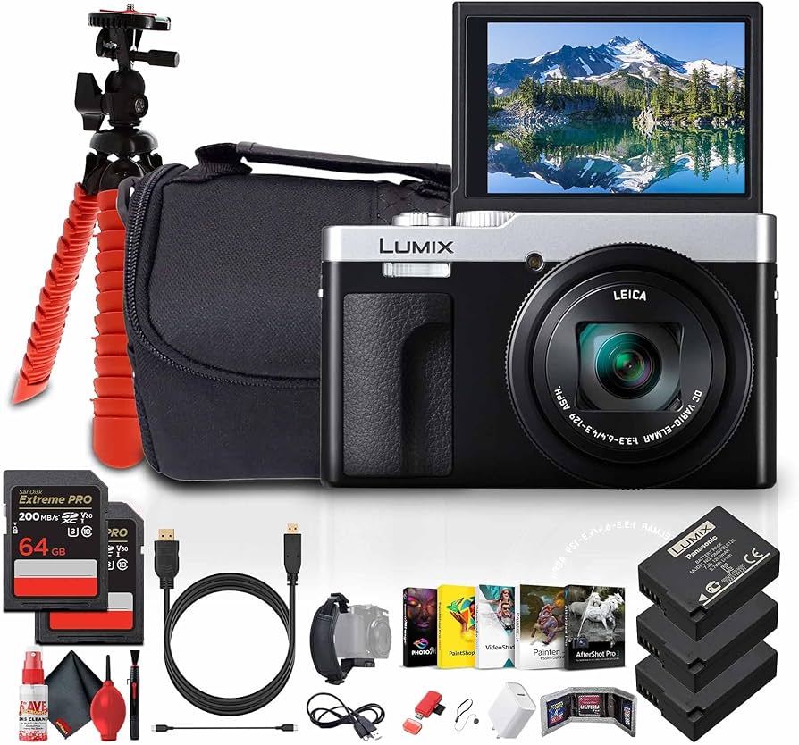 Amazon.com : Panasonic ZS99 Point and Shoot Compact Travel Digital