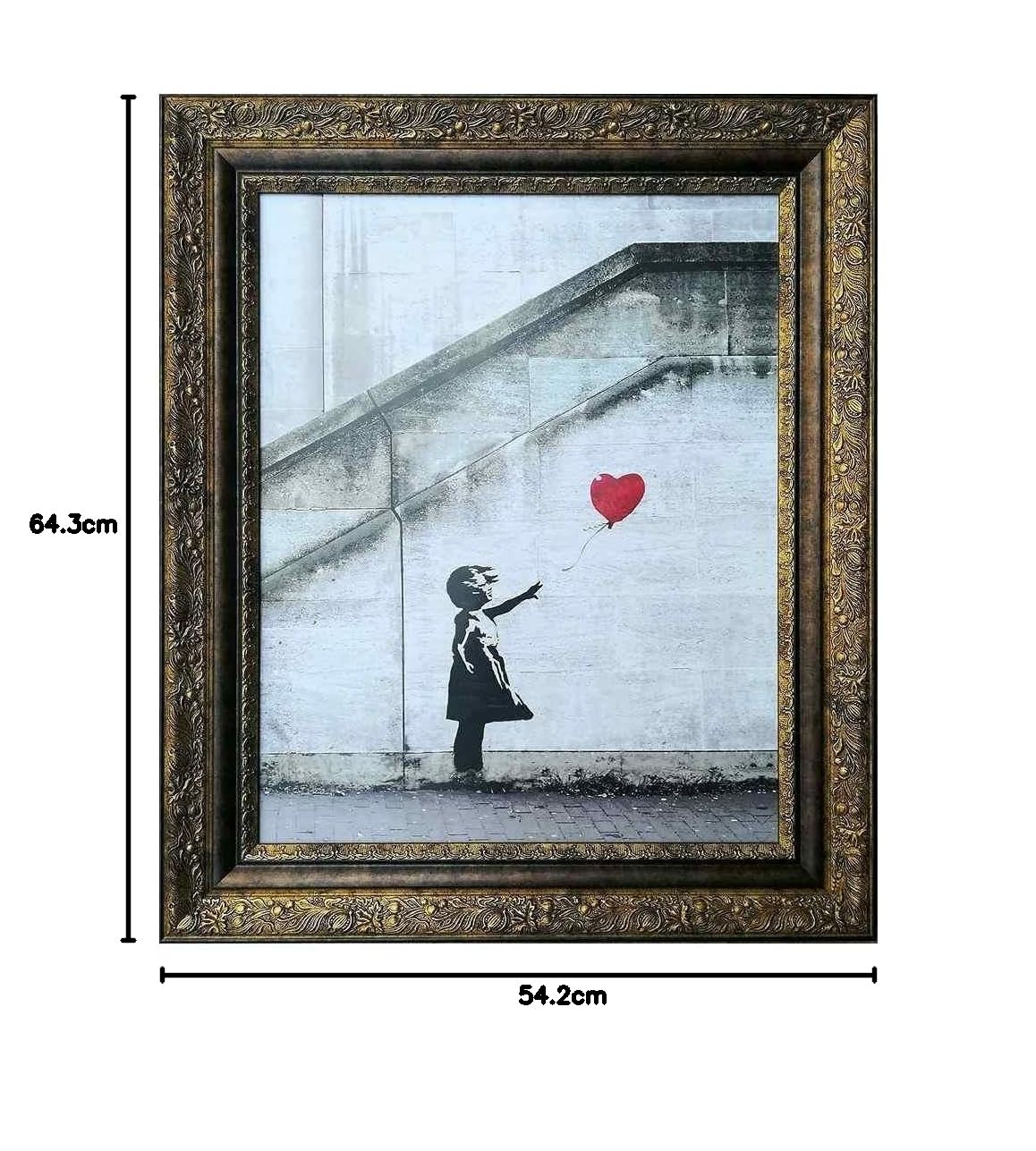 Amazon.co.jp: 美工社 アートパネル Banksy （バンクシー） Love is in