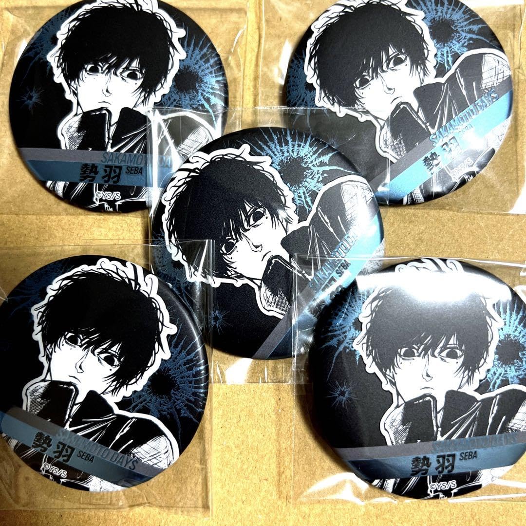 サカモトデイズ ゼブラック 缶バッジ 勢羽夏生 SAKAMOTO DAYS