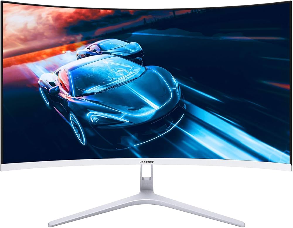 Amazon.co.jp: Wearson 32型 曲面ゲーミングモニター 1800R ワイド液晶