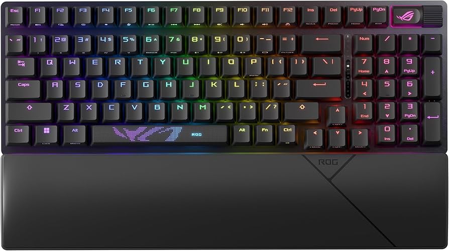 Amazon.com: ASUS ROG Strix Scope II 96 Wireless Gaming Keyboard