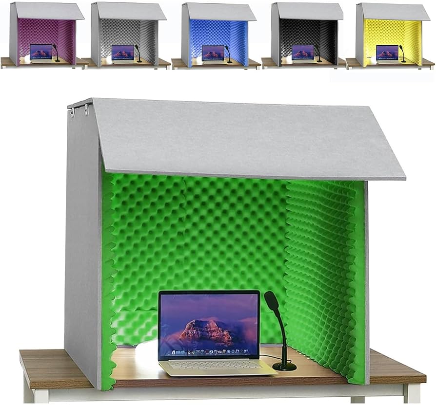 Amazon | 防音ボックス 防音室 簡易防音個室 1人用、卓上