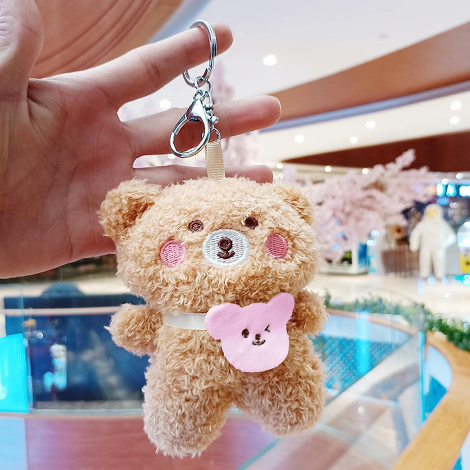 Amazon.co.jp: [Keloglu] クマのぬいぐるみキーチェーン - くまの