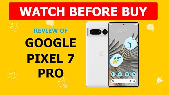 Amazon.com: Google Pixel 7 Pro 5G 128GB 12GB RAM 24-Hour Battery