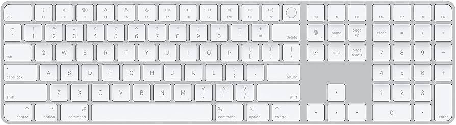 Amazon.com: Apple Magic Keyboard with Touch ID and Numeric Keypad