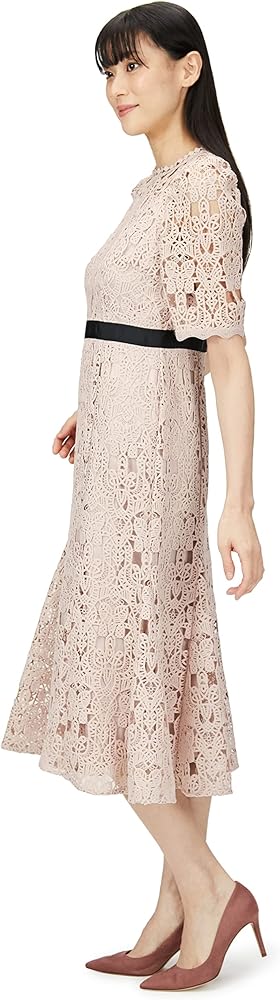 Amazon.co.jp: [CELFORD] レースマーメイドワンピース CWFO224078