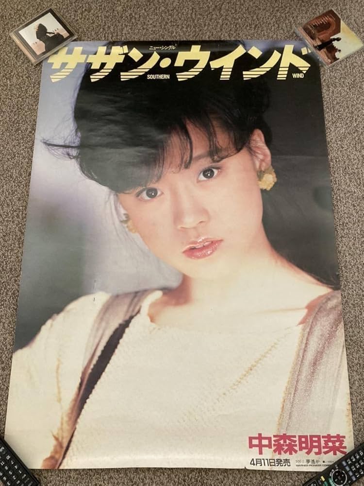 Amazon.co.jp: 中森明菜 特大ポスター サザンウィンド 販促 告知