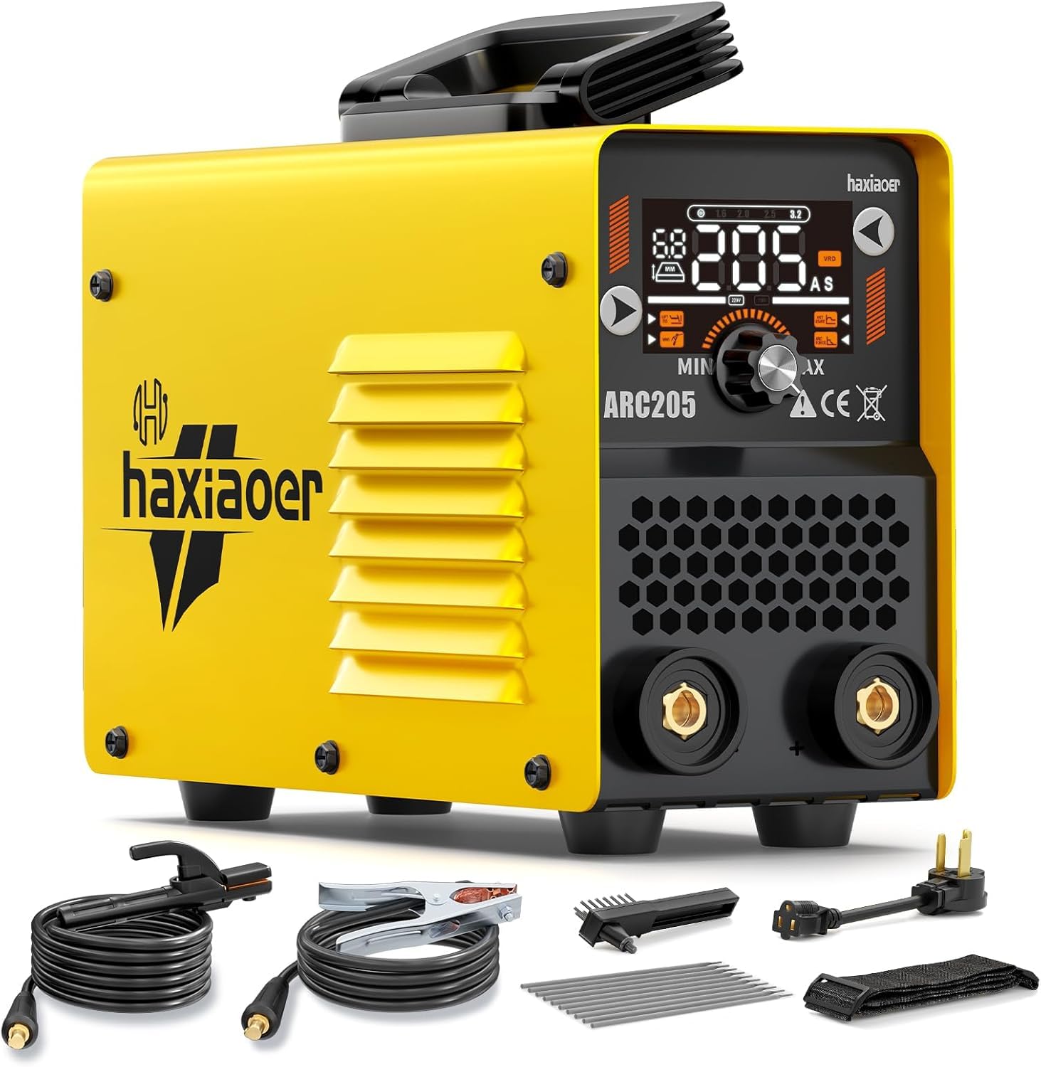 Amazon | haxiaoer アーク溶接機 最大出力205A 100V 200V兼用溶接機
