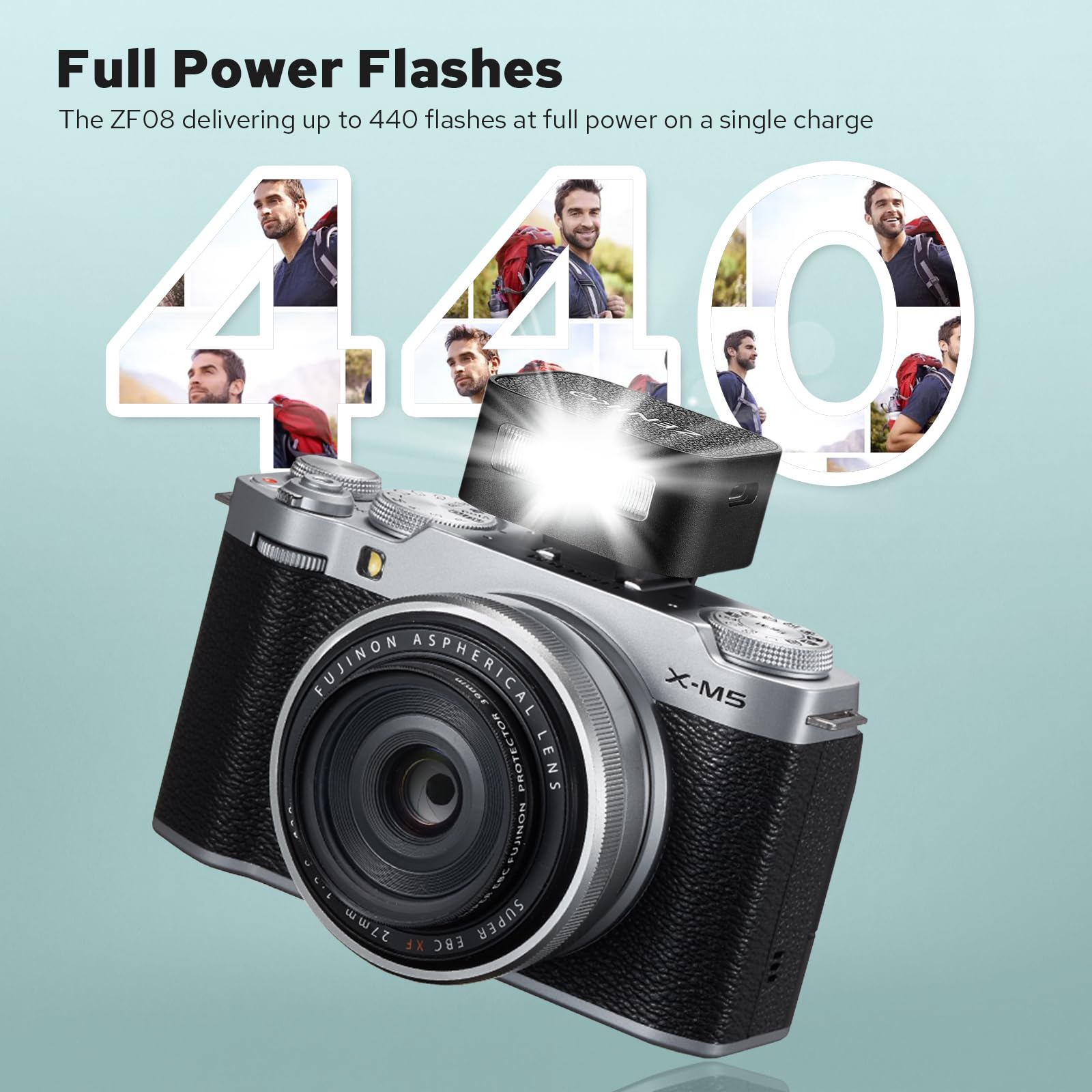 Amazon | Zeniko ZF08 アルミミニフラッシュスピードライト、440フル