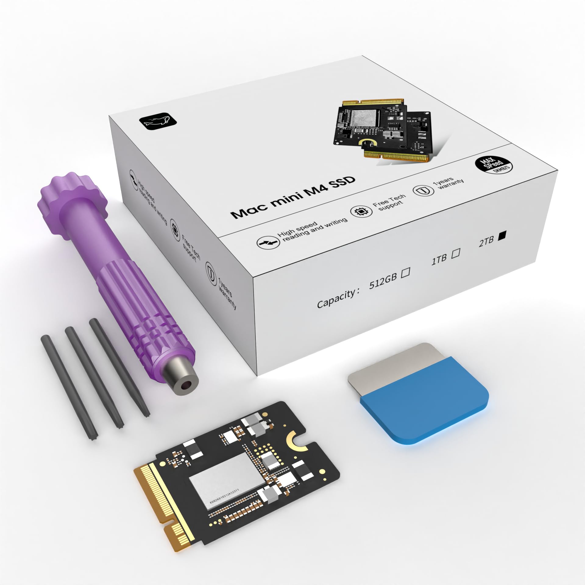 Amazon | NURUBRM 2025 M4 Mac Mini 2TB SSD 交換用アップグレード