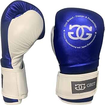 Amazon.co.jp: GRIT BOXING GLOVE 2505 METALLIC LEATHER BULE（SOFT