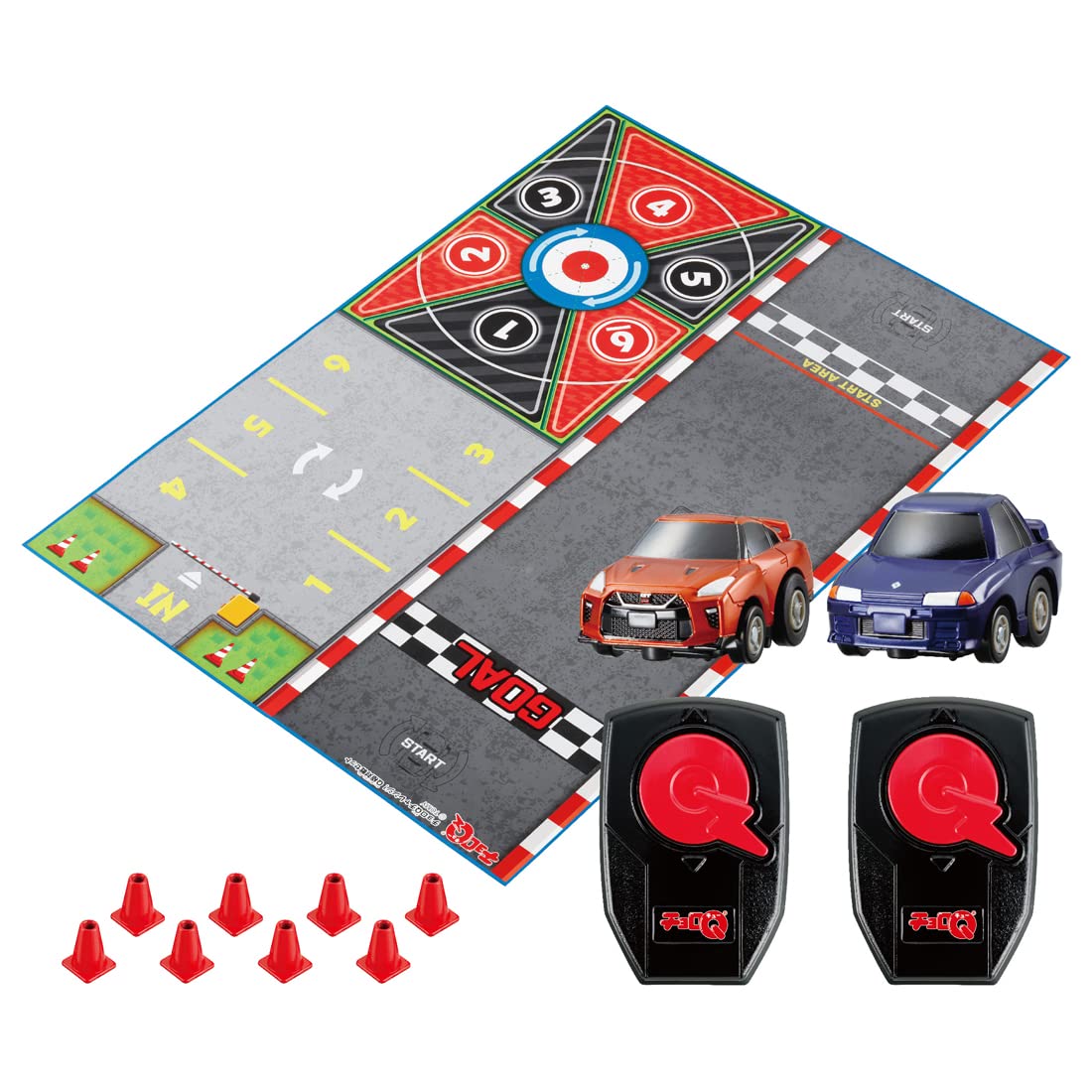 Amazon.co.jp: チョロQ チョロQチャレンジ!Q極対戦セット/日産 : おもちゃ