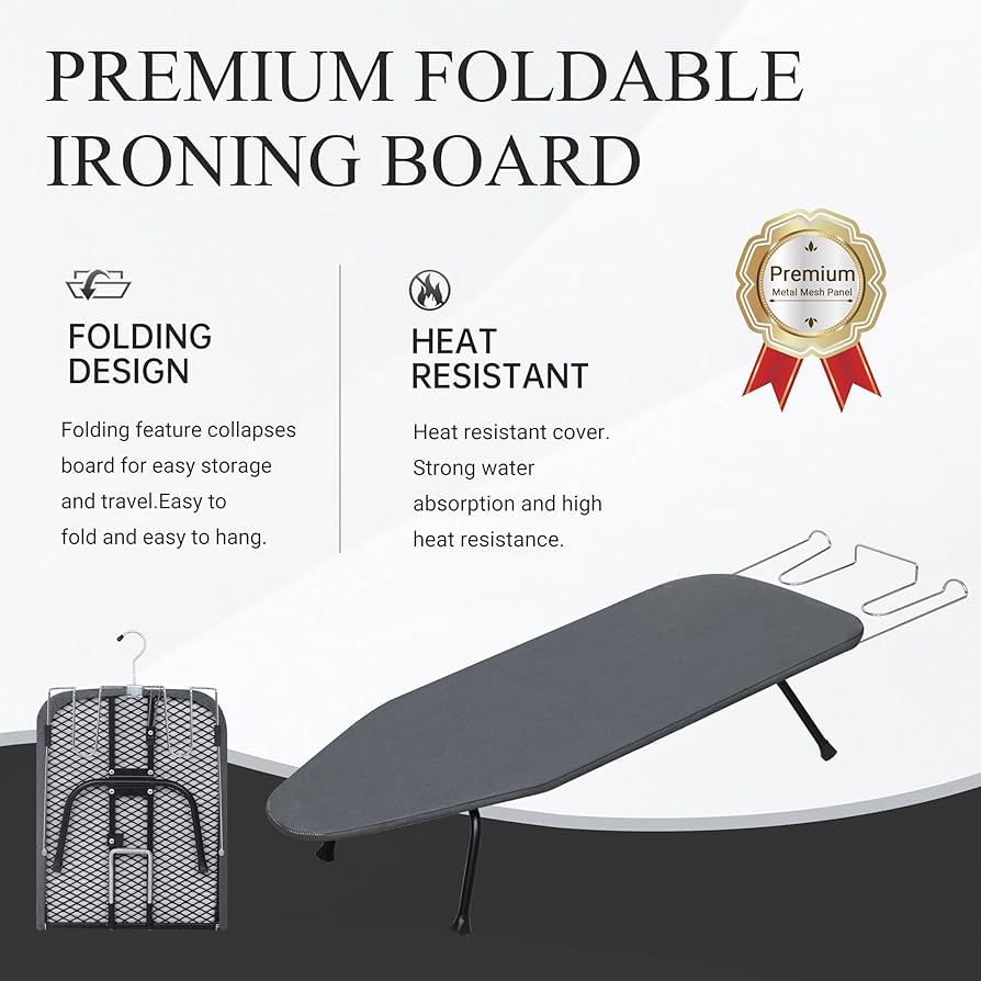 Amazon.com: ZOES HOMEWARE Metal Mesh Panel Tabletop Ironing Board