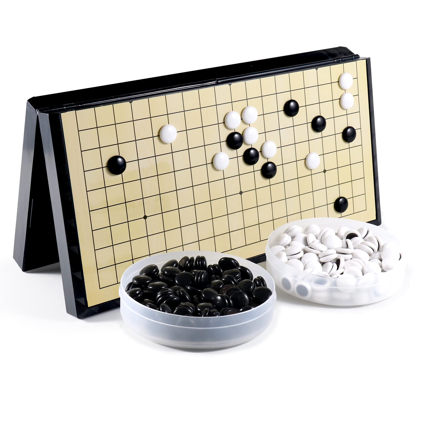 Amazon | 囲碁 マグネット 囲碁セット 37×37cm ポータブル 囲碁盤 19路