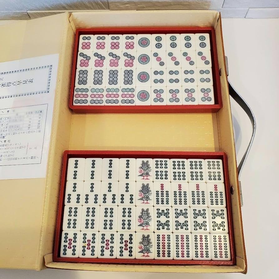Amazon | 高級麻雀牌 ローズ 特選仕上 麻雀セット | ドミノ | おもちゃ