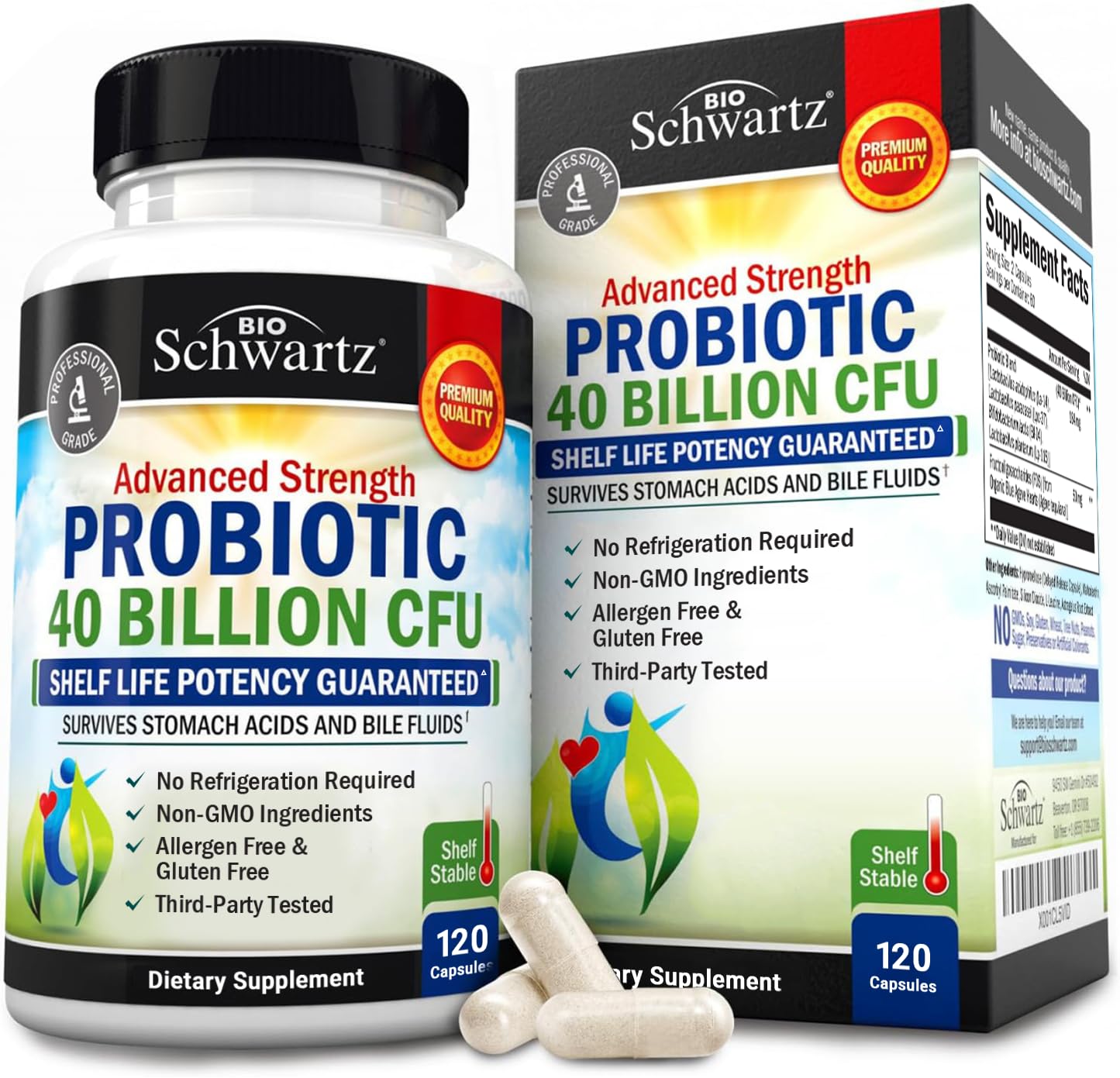 Amazon.com: BioSchwartz Daily Probiotic Nutritional Supplement