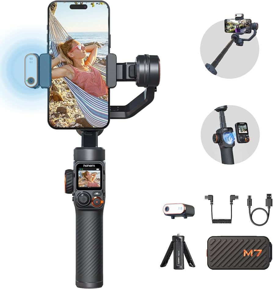 Amazon.com: Hohem iSteady M7 Gimbal Stabilizer for Smartphone