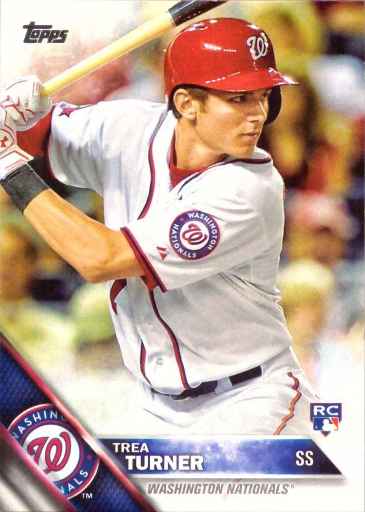 Amazon.com: 2016 Topps Baseball #103 Trea Turner Rookie Card