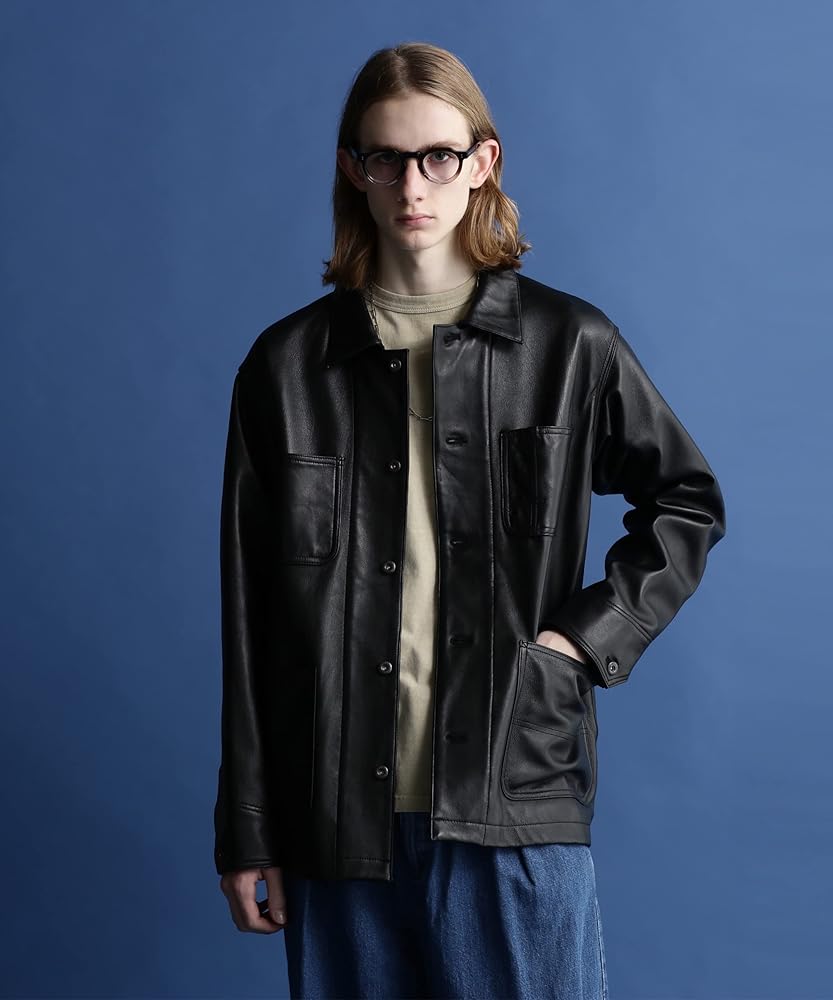 Amazon.co.jp: [Schott NYC] [ショット] LAMB LEATHER COVERALL JACKET