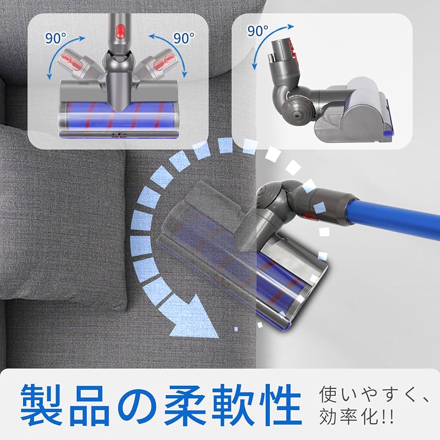 Amazon | ダイソン V8 ヘッド 、V8 Origin (SV25)、Cyclone V10 Fluffy