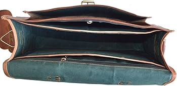 Amazon | el-cueroメンズ本革メッセンジャーバッグ15.6インチノート