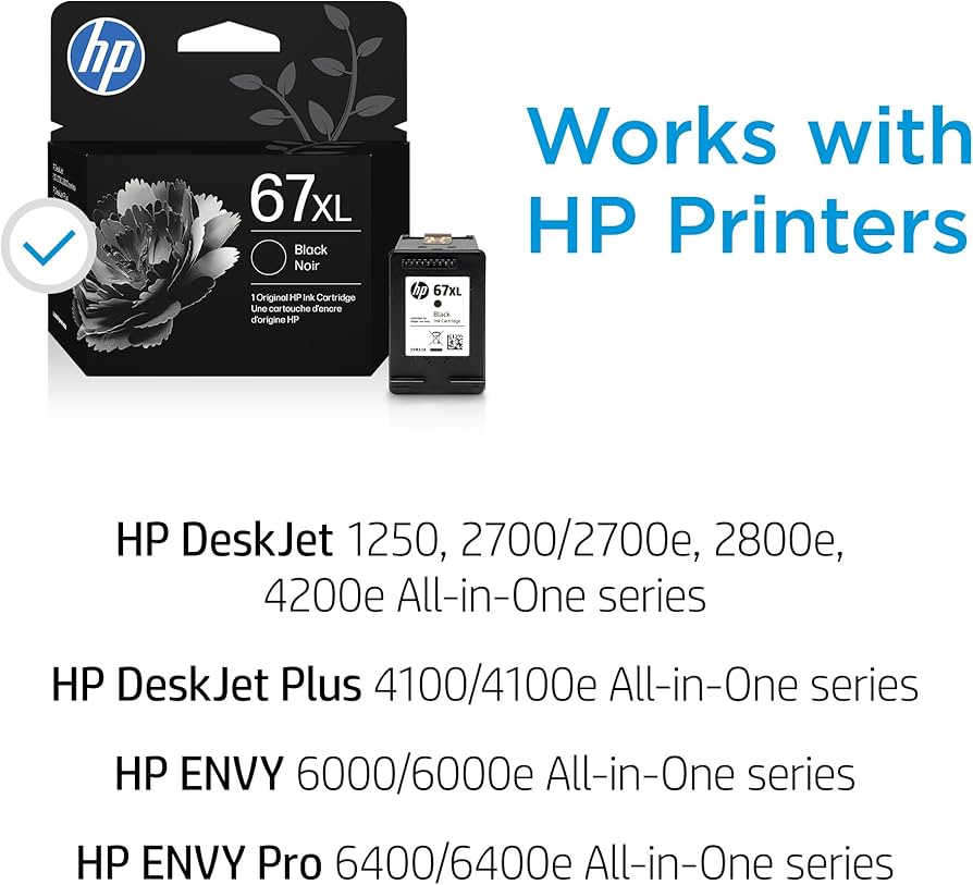 Amazon.co.jp: HP 67XL | インクカートリッジ | ブラック | 3YM57AN