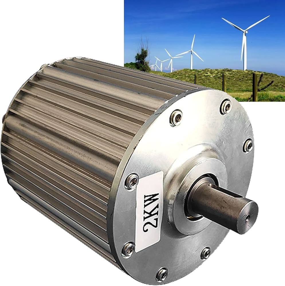 Amazon.co.jp: 三相 AC 永久磁石発電機 1KW 1.5KW 48V、高効率低回転