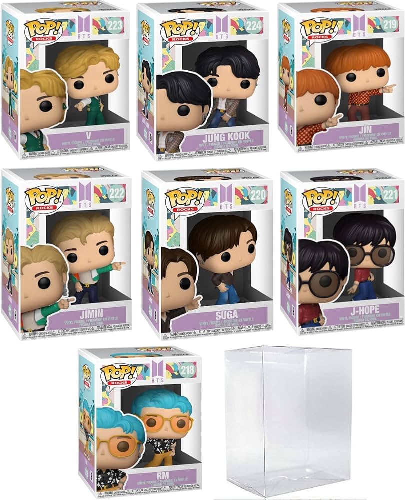 Amazon.co.jp: 防弾少年団 Funko Pop BTS ダイナマイト 7個セット
