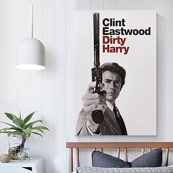 Amazon.co.jp: HD映画ポスター有名なクラシック映画ダーティハリー