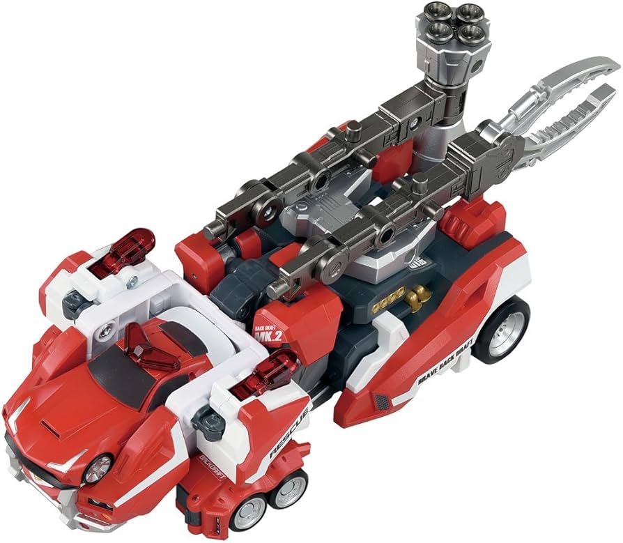 Amazon.com: Tomica Hyper Rescue Drive Head 02 MKII Brave Back