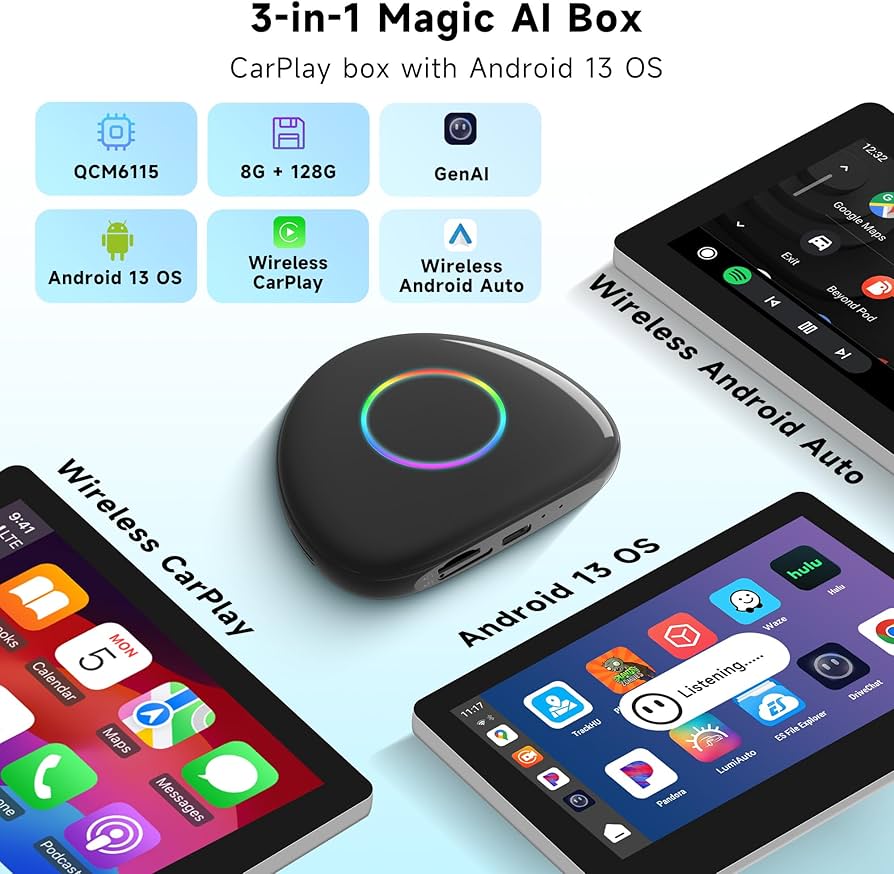 Amazon.co.jp: ATOTOOUT AI Box CarPlay「aiボックス 車」CarPlay