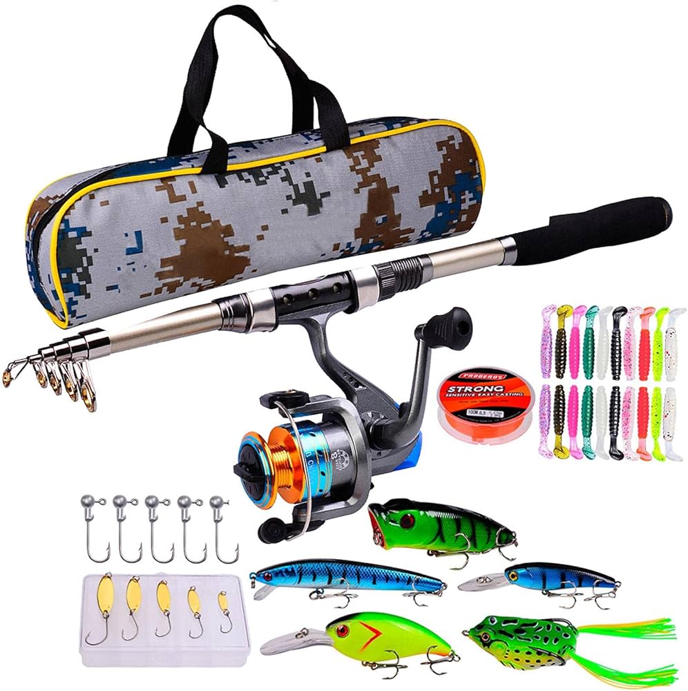 Amazon | 釣りセット 釣り竿 釣竿セット つりざおセット 伸縮式釣竿