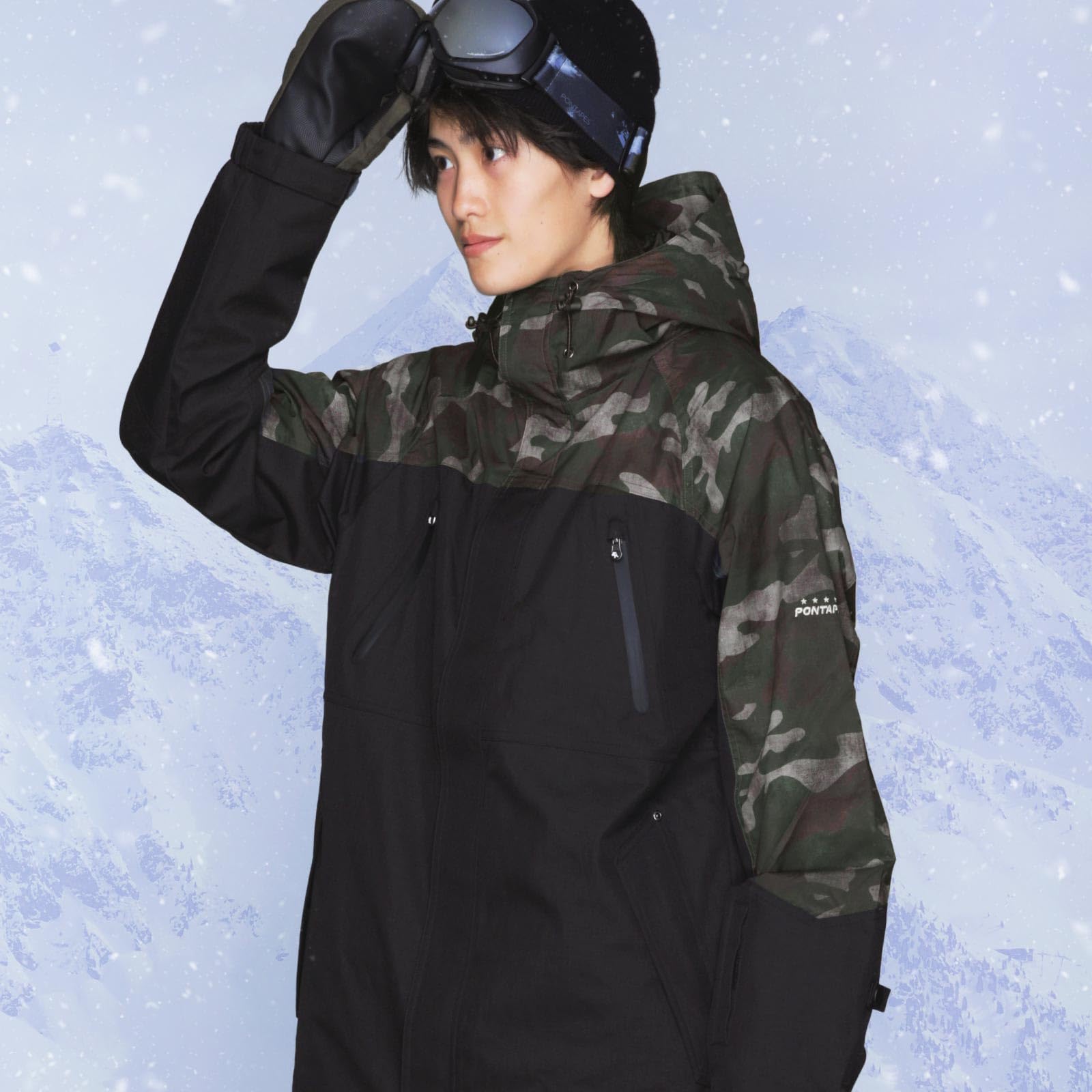 Amazon | PONTAPES(ポンタぺス) スノーボード ウェア メンズ