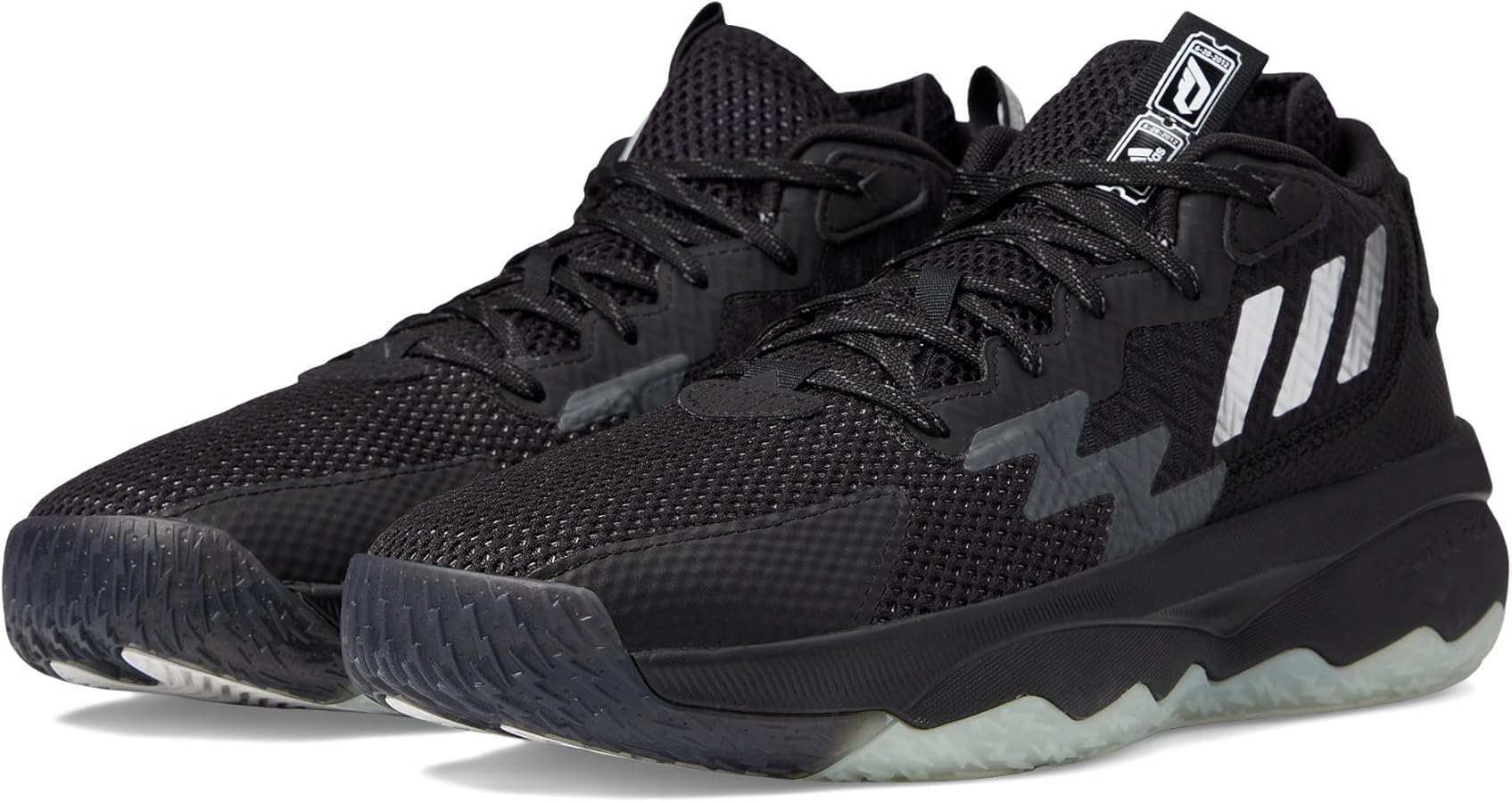 Amazon.com | Adidas Unisex-Adult Dame 8 Black/White/Grey 8.5