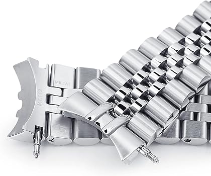 Strapcode Watch Bracelet 22mm Super-J Louis 316L Stainless Steel