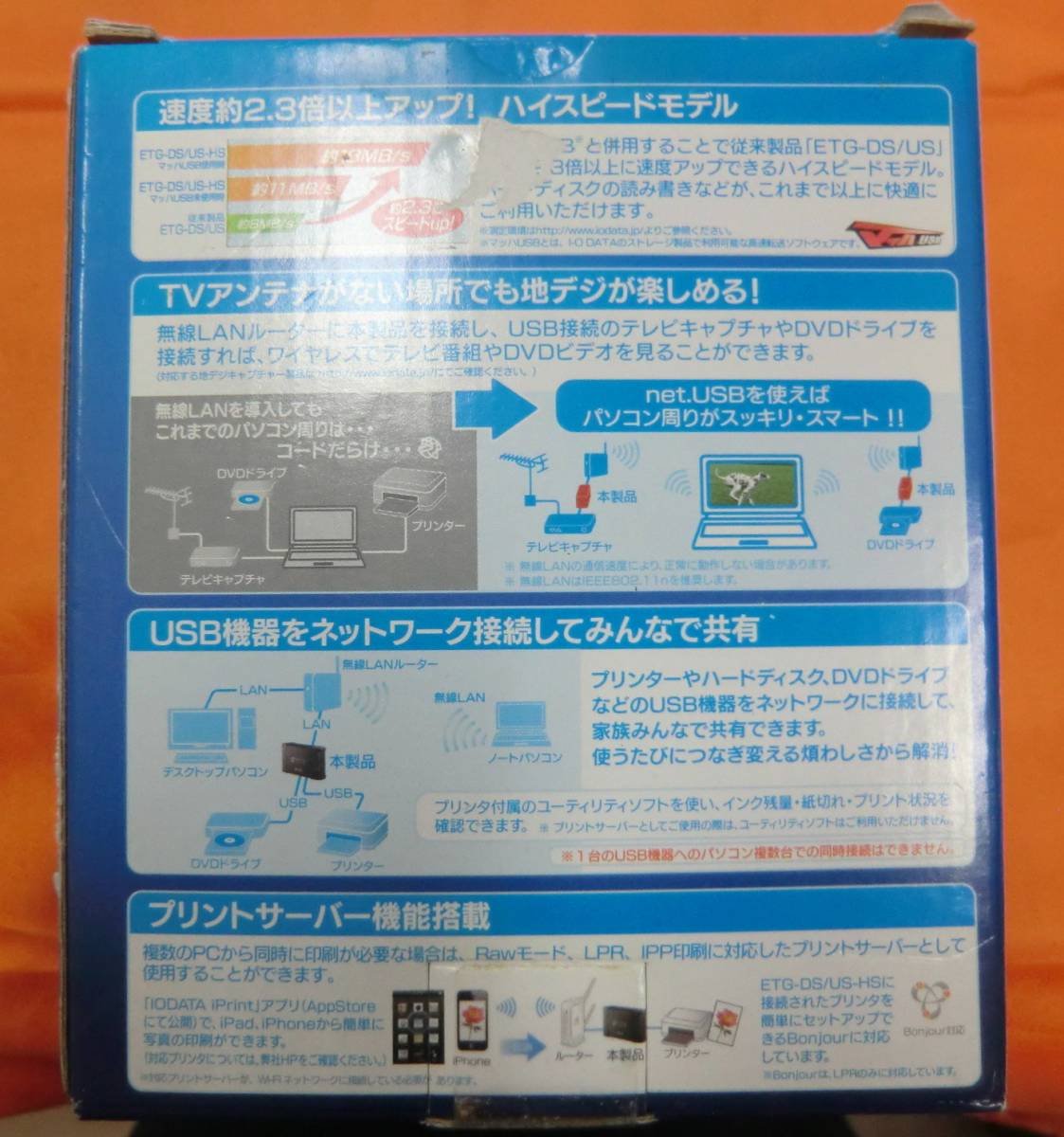 Amazon.co.jp: I-O DATA USBデバイスサーバー(net.USB)ハイスピード