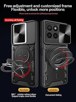 Amazon.com: WRTBS Phone Case for Honor X7C Case with Glass Screen