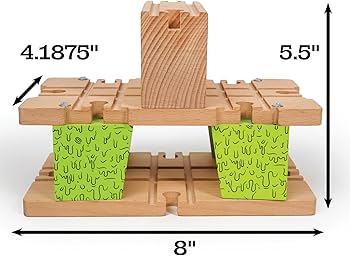 Amazon.com: 3 Level Wooden Bridge and Train Tunnel - Zany Trains
