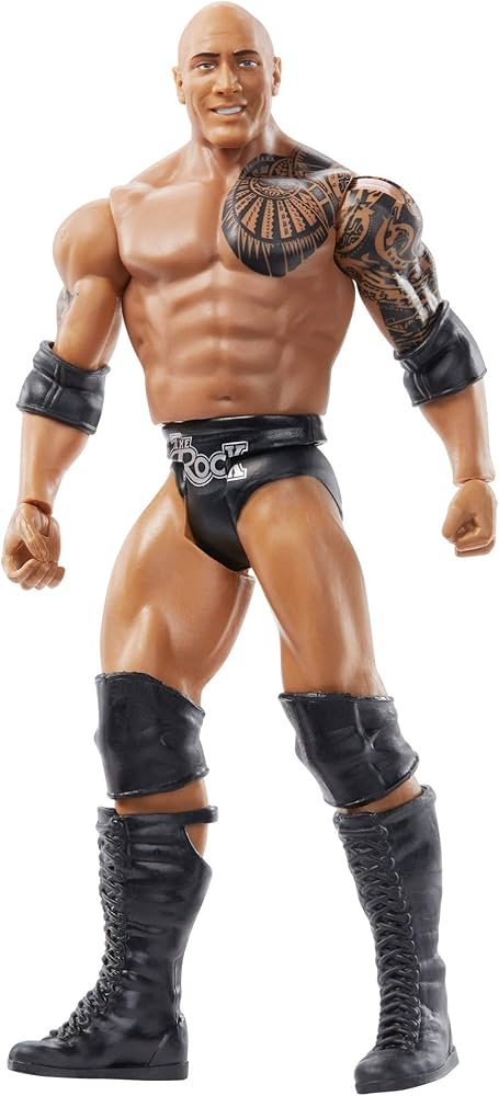 Amazon.com: ​WWE The Rock Wrestlemania 6-inch Action Figure with