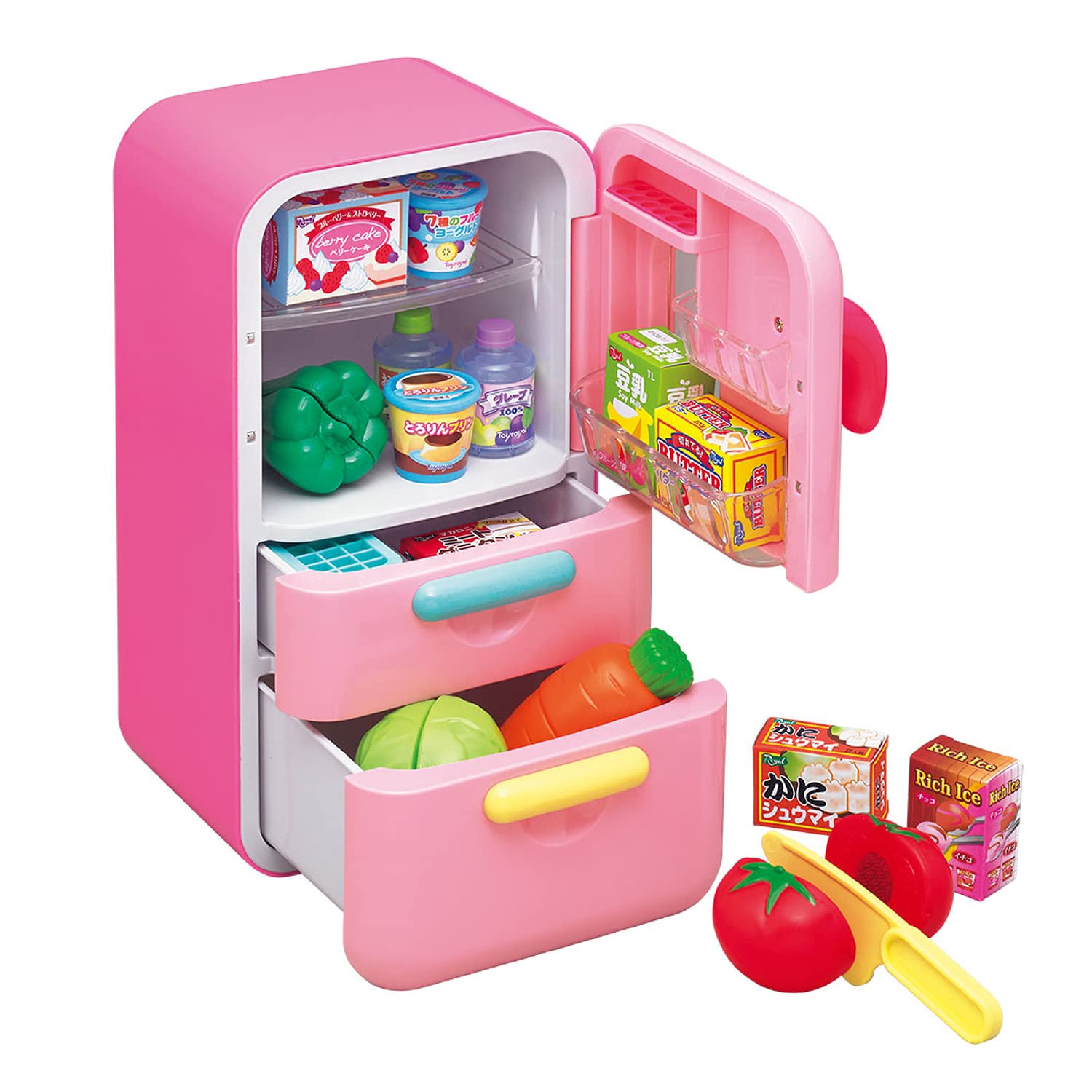 Amazon.co.jp: トイローヤル じょうずに収納冷蔵庫セット ( ごっこ遊び